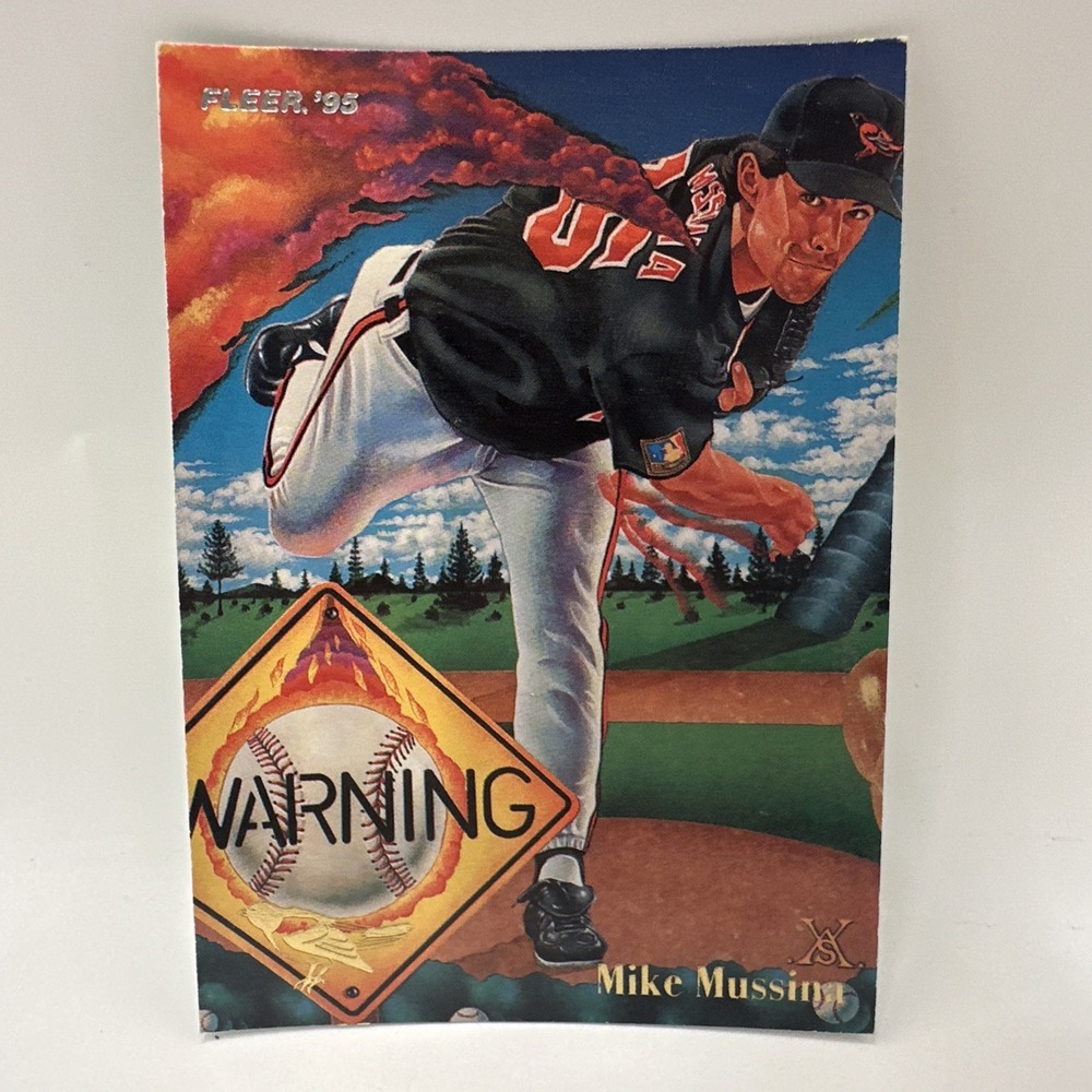 1995 Fleer Pro Visions #1 Mike Mussina Baltimore Orioles MLB Baseball Card